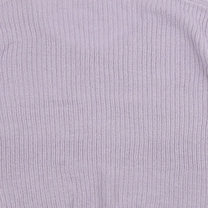 Womens UK Size M Peacocks Purple Pullover Jumper