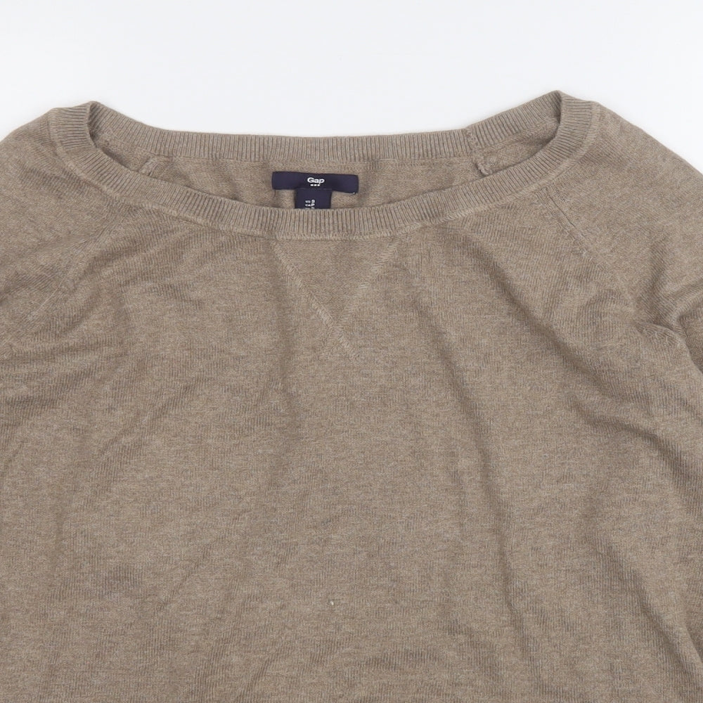Mens UK Size S Gap Brown  T-Shirt