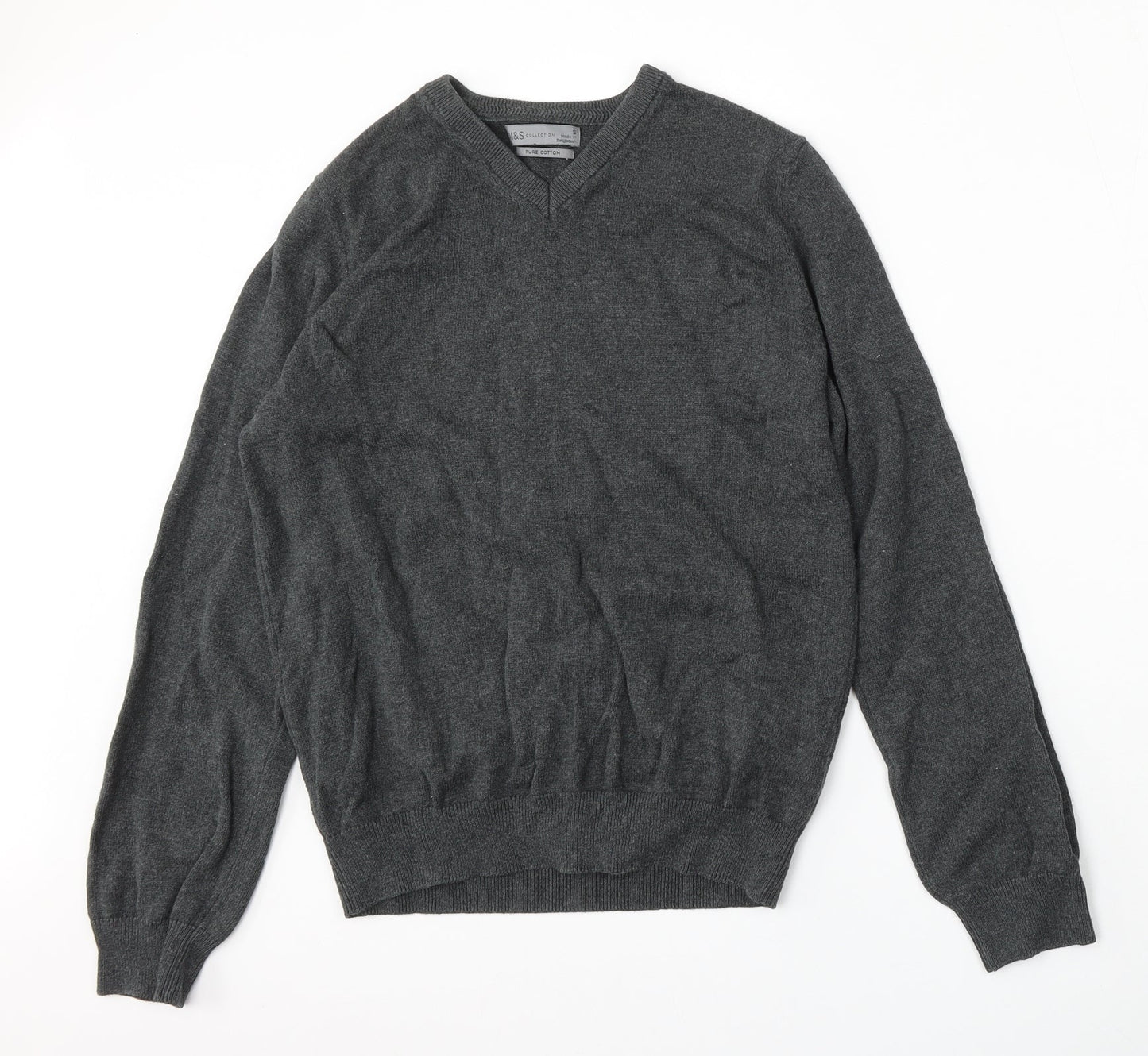 Womens UK Size S Marks and Spencer Grey Pullover Jumper