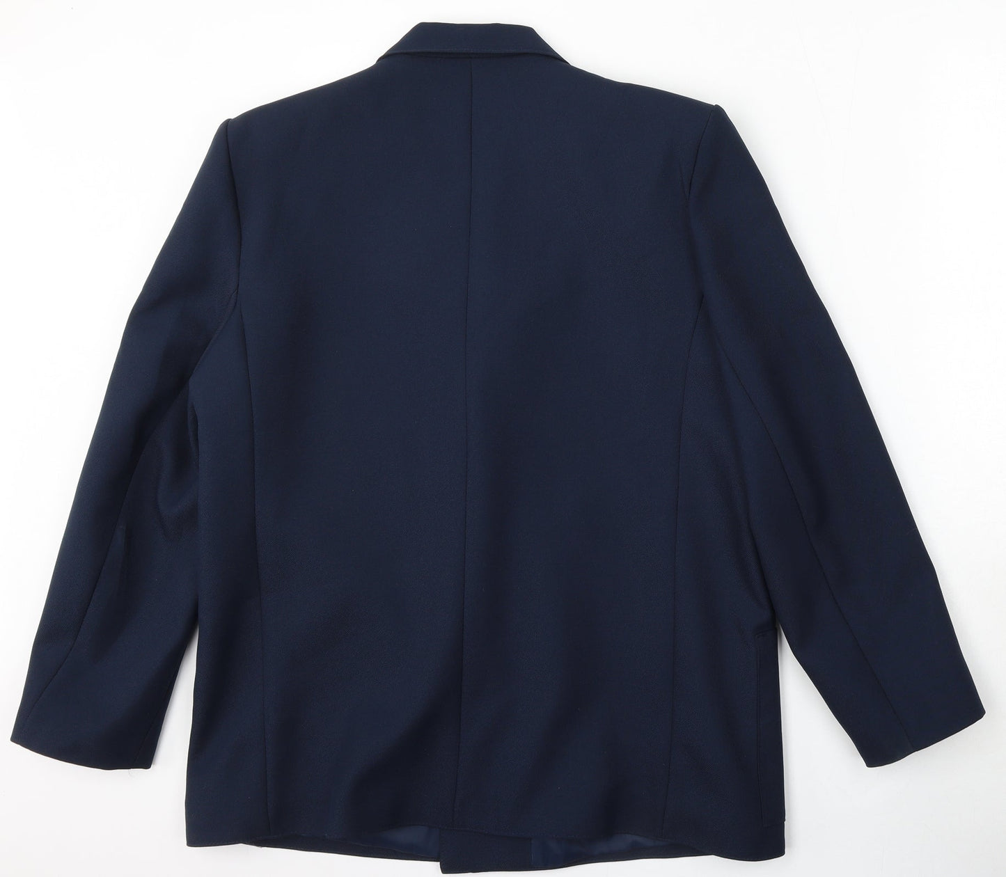 Debenhams Womens Blue  Polyester Jacket Suit Size 16