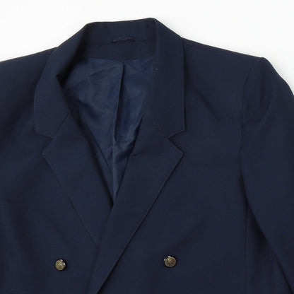Debenhams Womens Blue  Polyester Jacket Suit Size 16