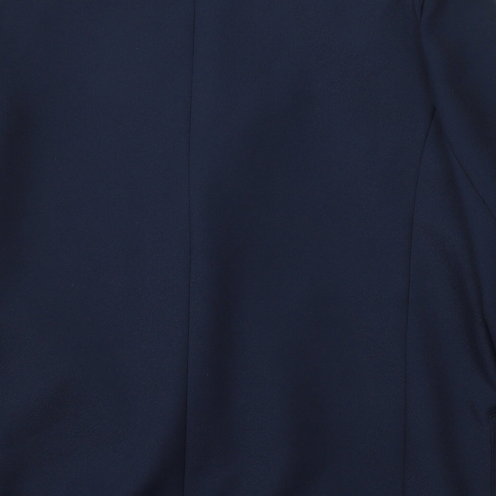 Debenhams Womens Blue  Polyester Jacket Suit Size 16