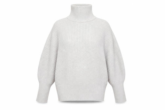 Simply Be Womens Grey Mock Neck  Acrylic Pullover Jumper Size M