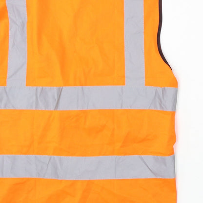 Mens UK Size M Fastenal Orange Gilet
