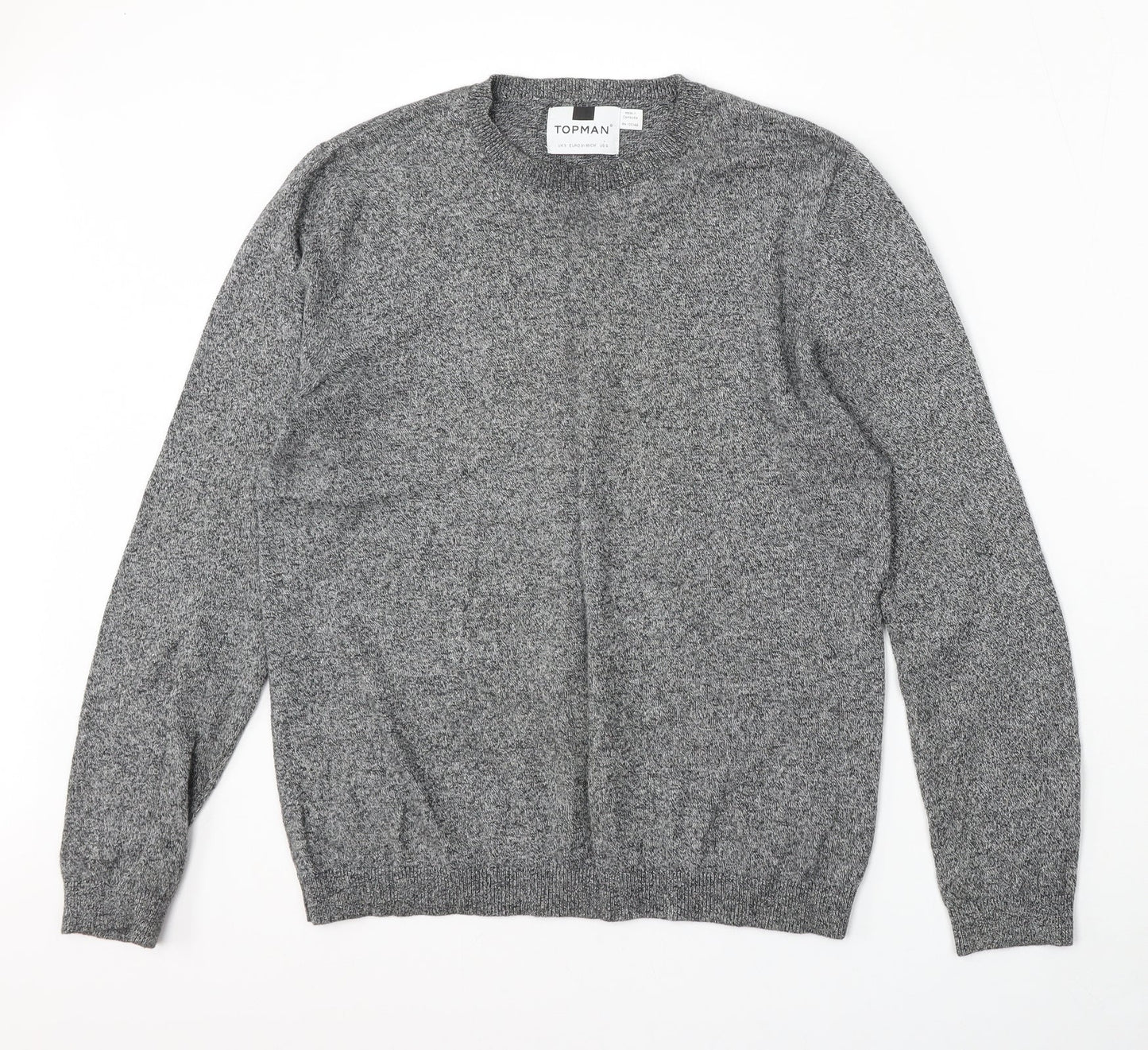 Womens UK Size S Topman Grey Pullover Jumper
