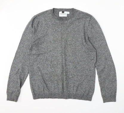 Womens UK Size S Topman Grey Pullover Jumper