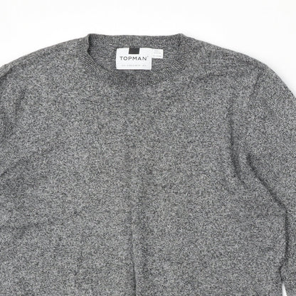 Womens UK Size S Topman Grey Pullover Jumper