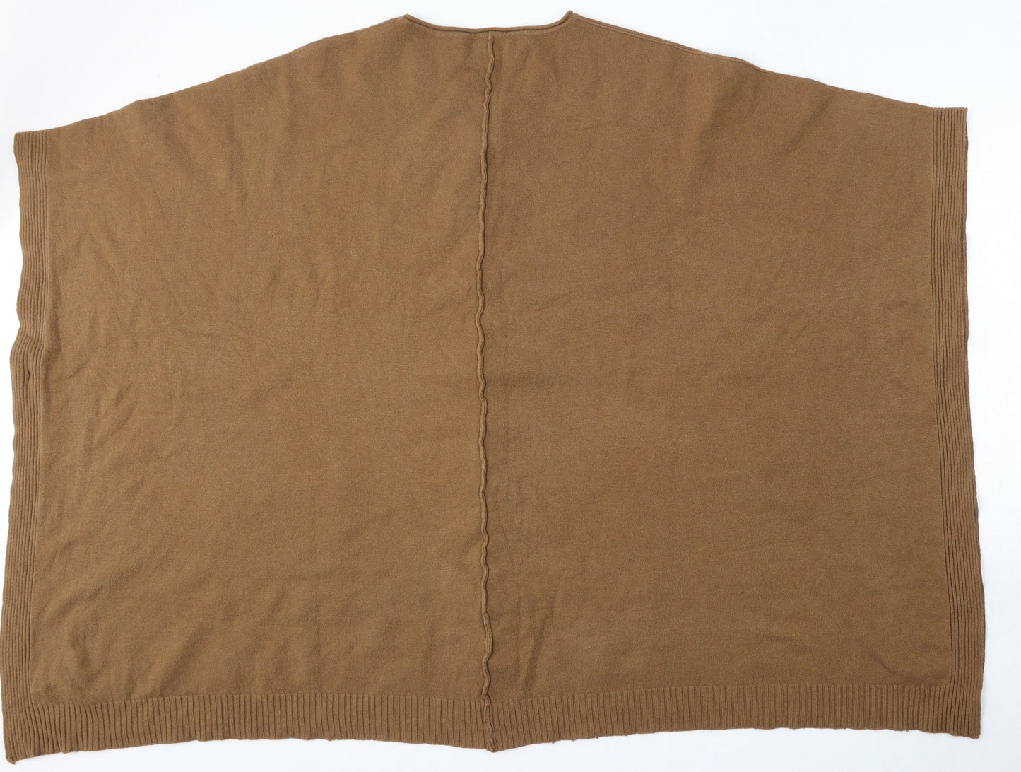 Womens UK Size L M&V Brown Pullover Jumper