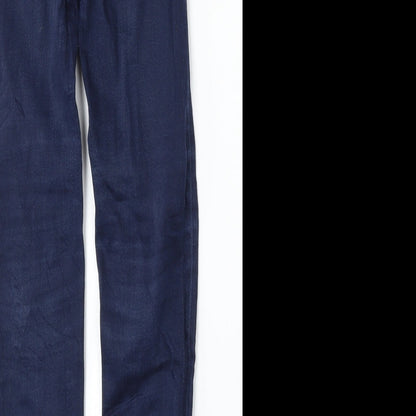 ESMARA Womens Blue  Cotton Skinny Jeans Size 34 L31 in Regular Button