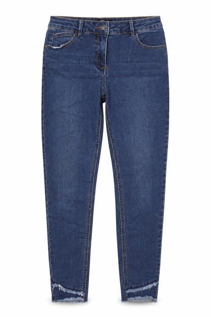 Womens UK Size 10 Denim Regular Fit Skinny Blue Jeans