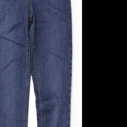 Womens UK Size 10 Denim Regular Fit Skinny Blue Jeans