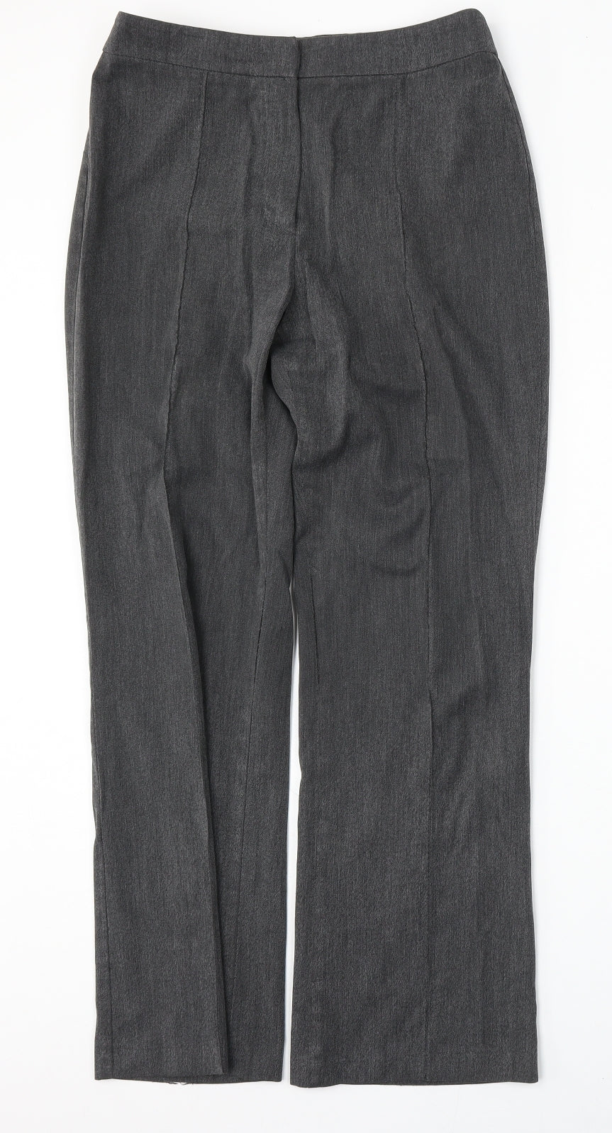 Womens UK Size 12 Marks and Spencer Regular Fit  Grey Trousers