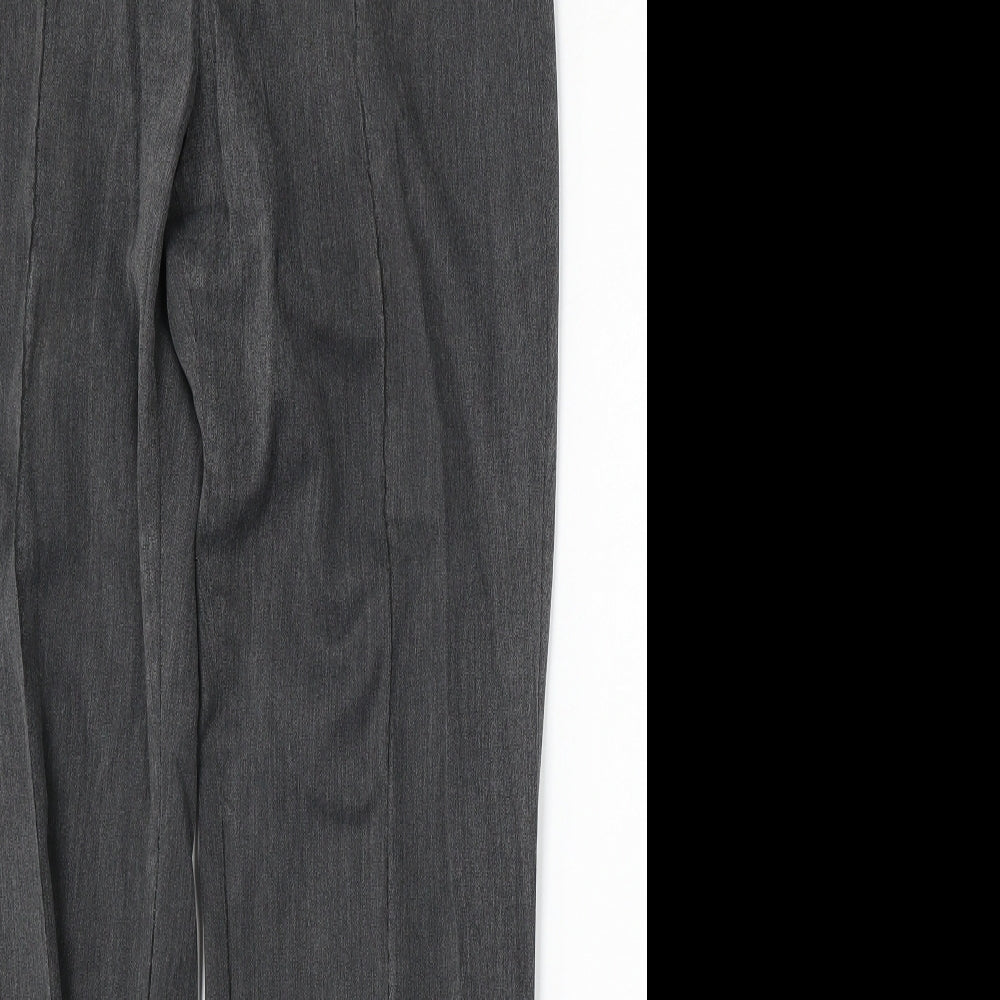 Womens UK Size 12 Marks and Spencer Regular Fit  Grey Trousers