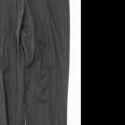 Womens UK Size 12 Marks and Spencer Regular Fit  Grey Trousers