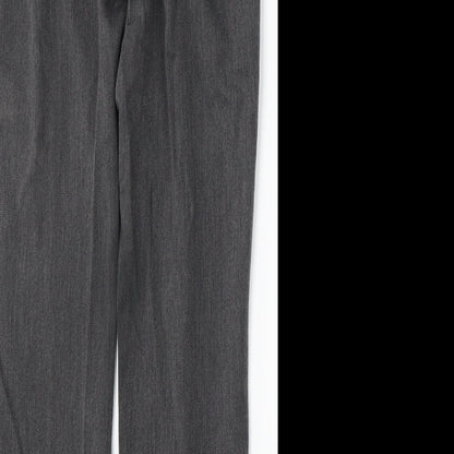 Womens UK Size 12 Marks and Spencer Regular Fit  Grey Trousers