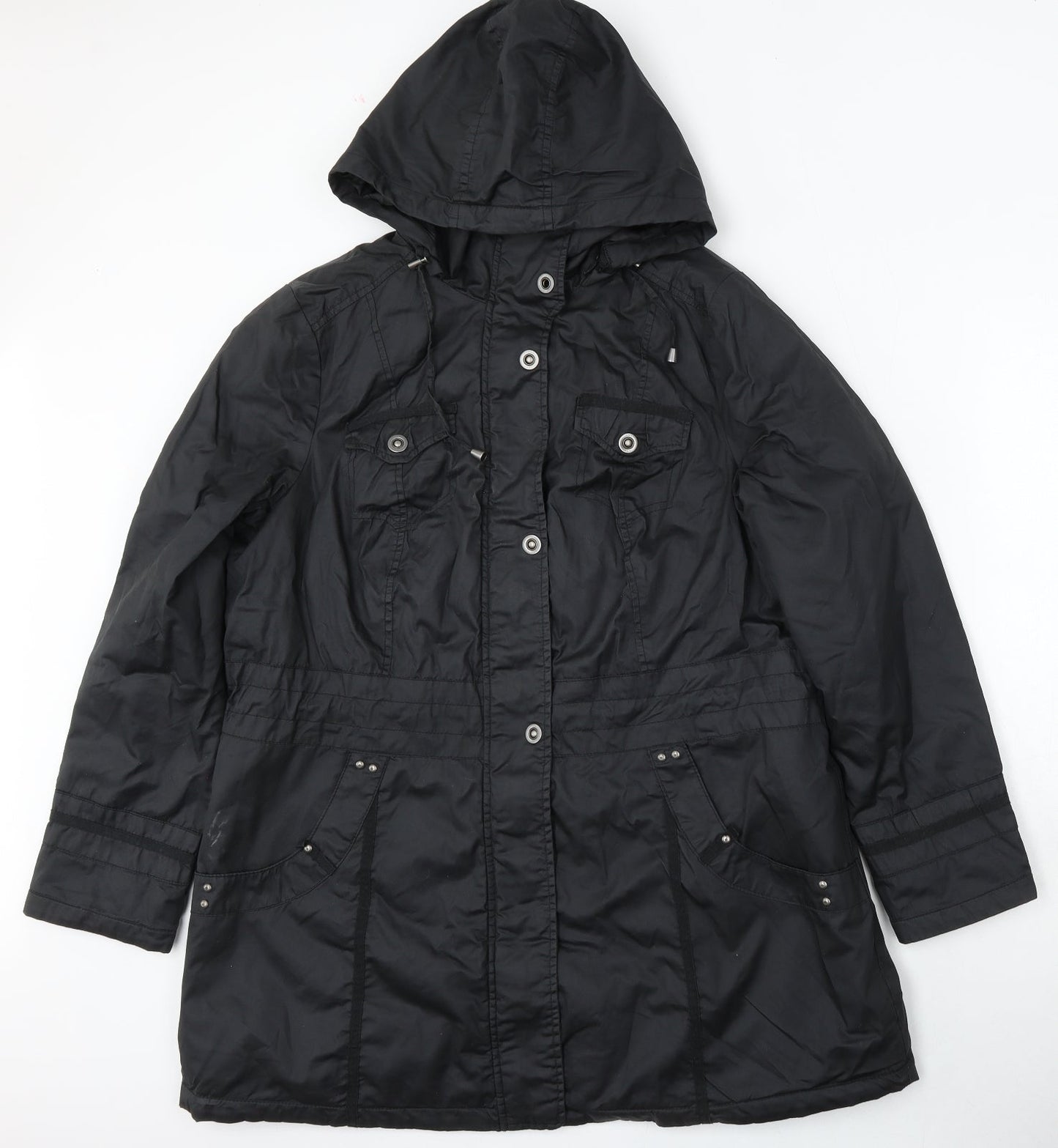 Womens UK Size L Preworn Black Jacket