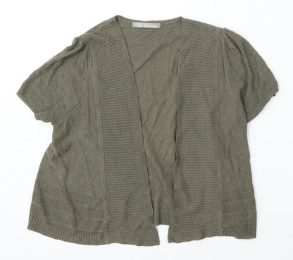 Womens UK Size S Marks and Spencer Green Cardigan Jumper