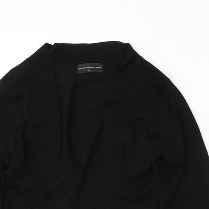Atmosphere Studio Womens Black V-Neck  Viscose Cardigan Jumper Size S