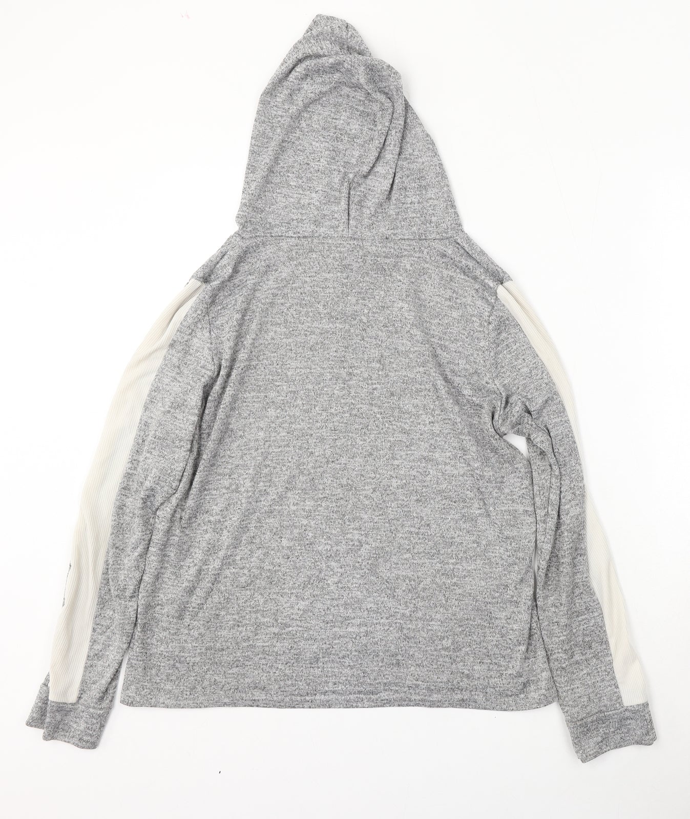 Boohoo Womens Grey  Polyester Pullover Hoodie Size 14