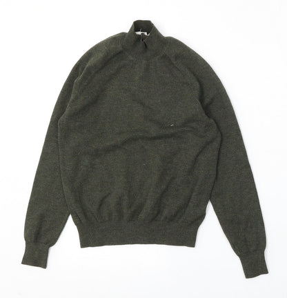 Primark Womens Green Mock Neck  Polyester Pullover Jumper Size 6