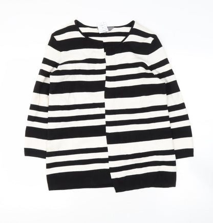 Womens UK Size 8 Debenhams Black Cardigan Jumper