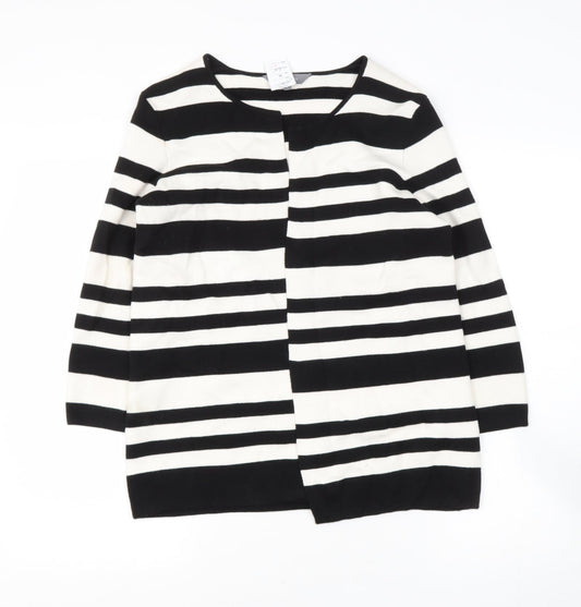 Womens UK Size 8 Debenhams Black Cardigan Jumper