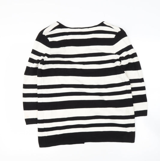 Womens UK Size 8 Debenhams Black Cardigan Jumper
