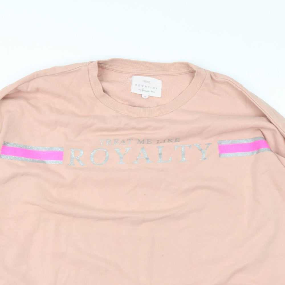 Womens UK Size M NEXT Pink Pullover Sweatshirt