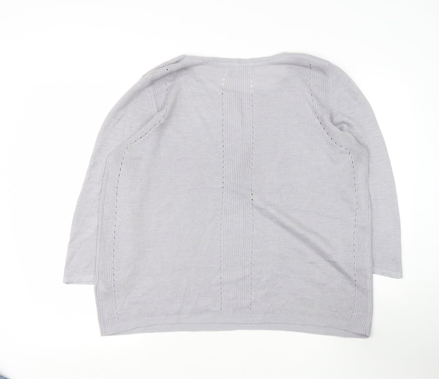 Womens UK Size 16 Marks and Spencer Grey Pullover Jumper