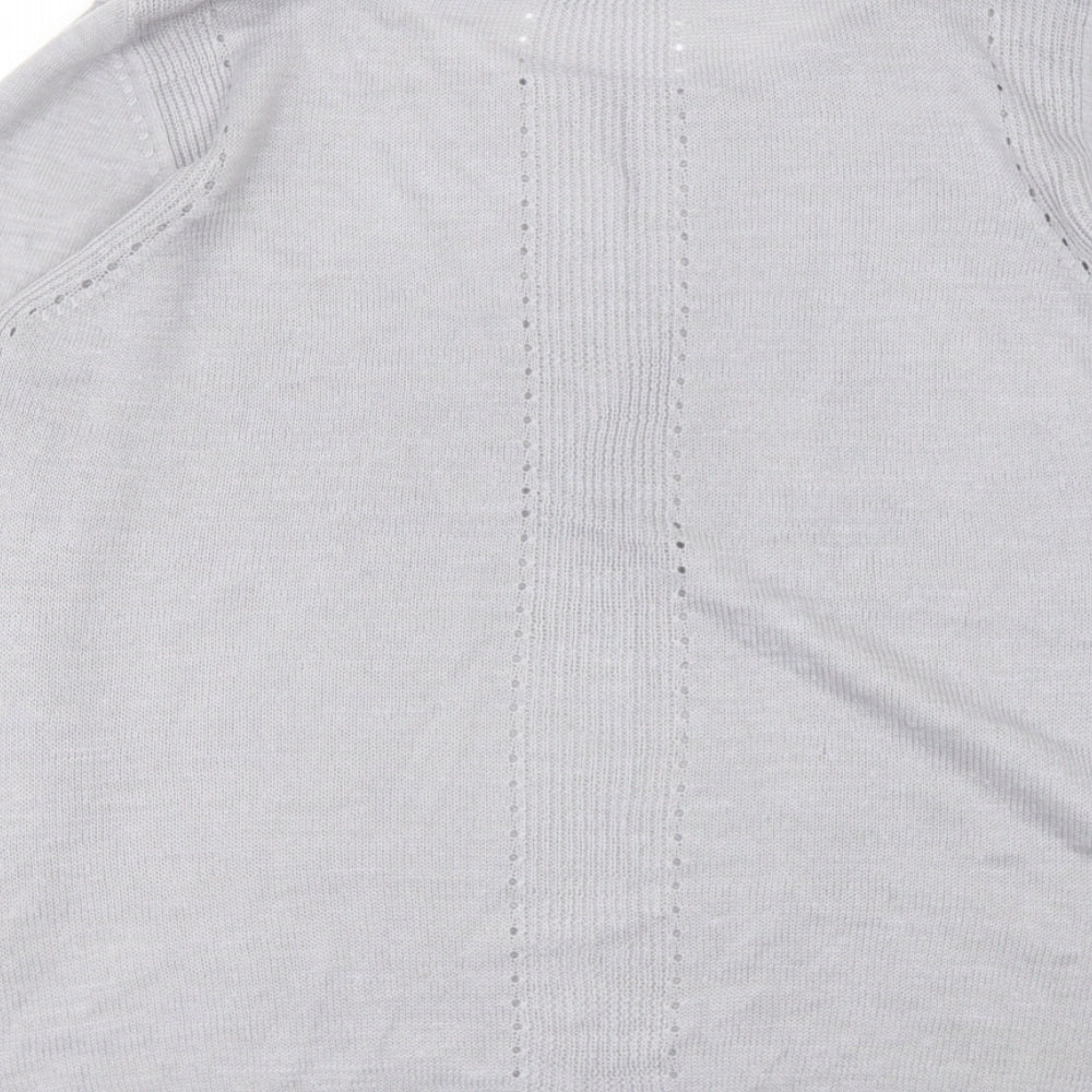 Womens UK Size 16 Marks and Spencer Grey Pullover Jumper