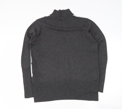 Womens UK Size S first avenue Grey Pullover Jumper