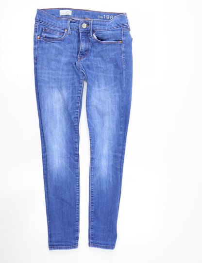 Primark Womens Black  Cotton Straight Jeans Size 26 L27 in Regular