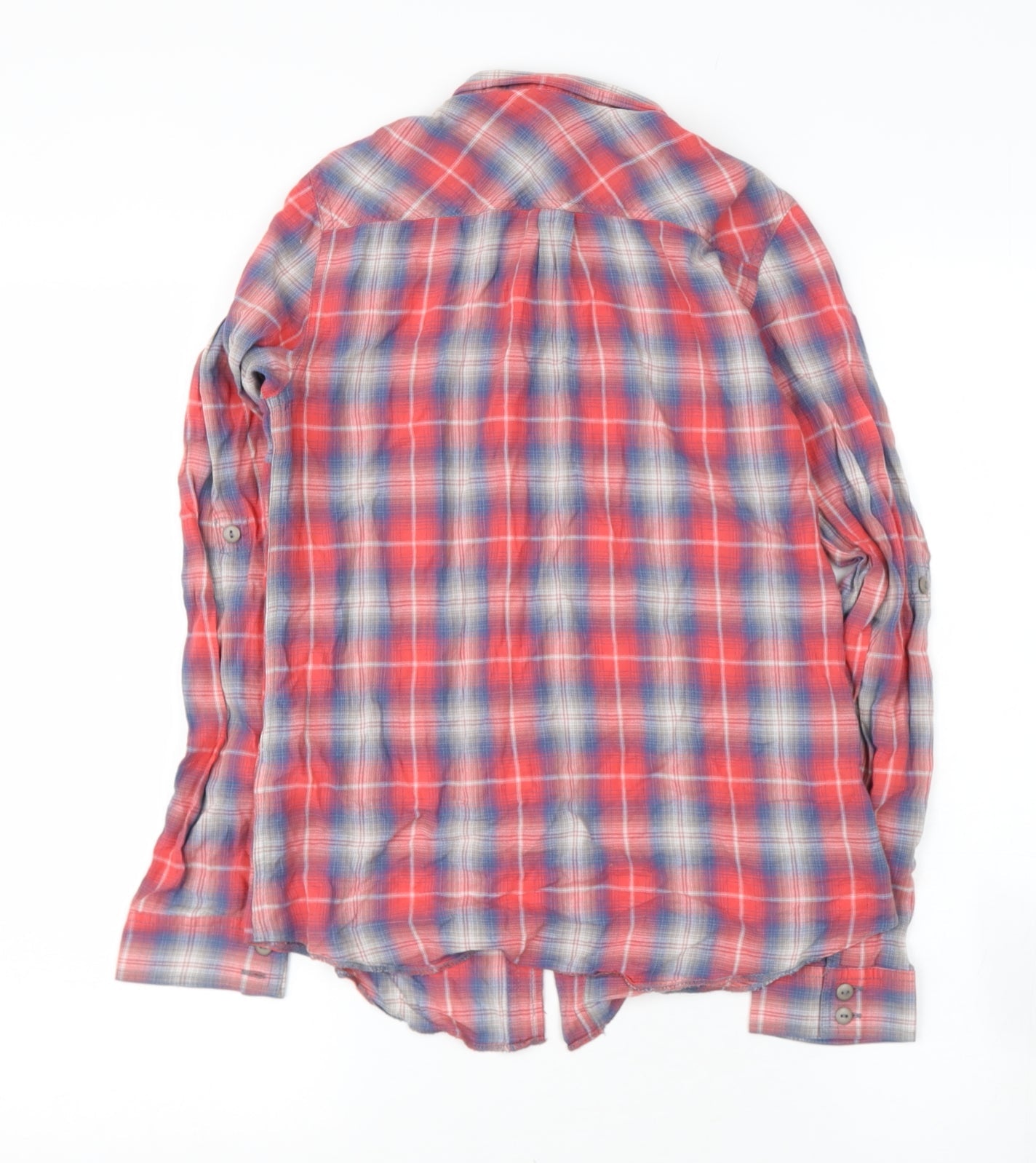Womens UK Size 8 TOP SHOP Multicoloured Basic Button-Up