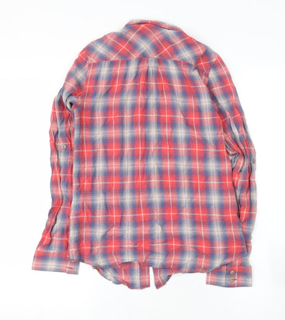 Womens UK Size 8 TOP SHOP Multicoloured Basic Button-Up