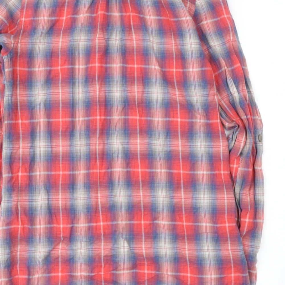Womens UK Size 8 TOP SHOP Multicoloured Basic Button-Up