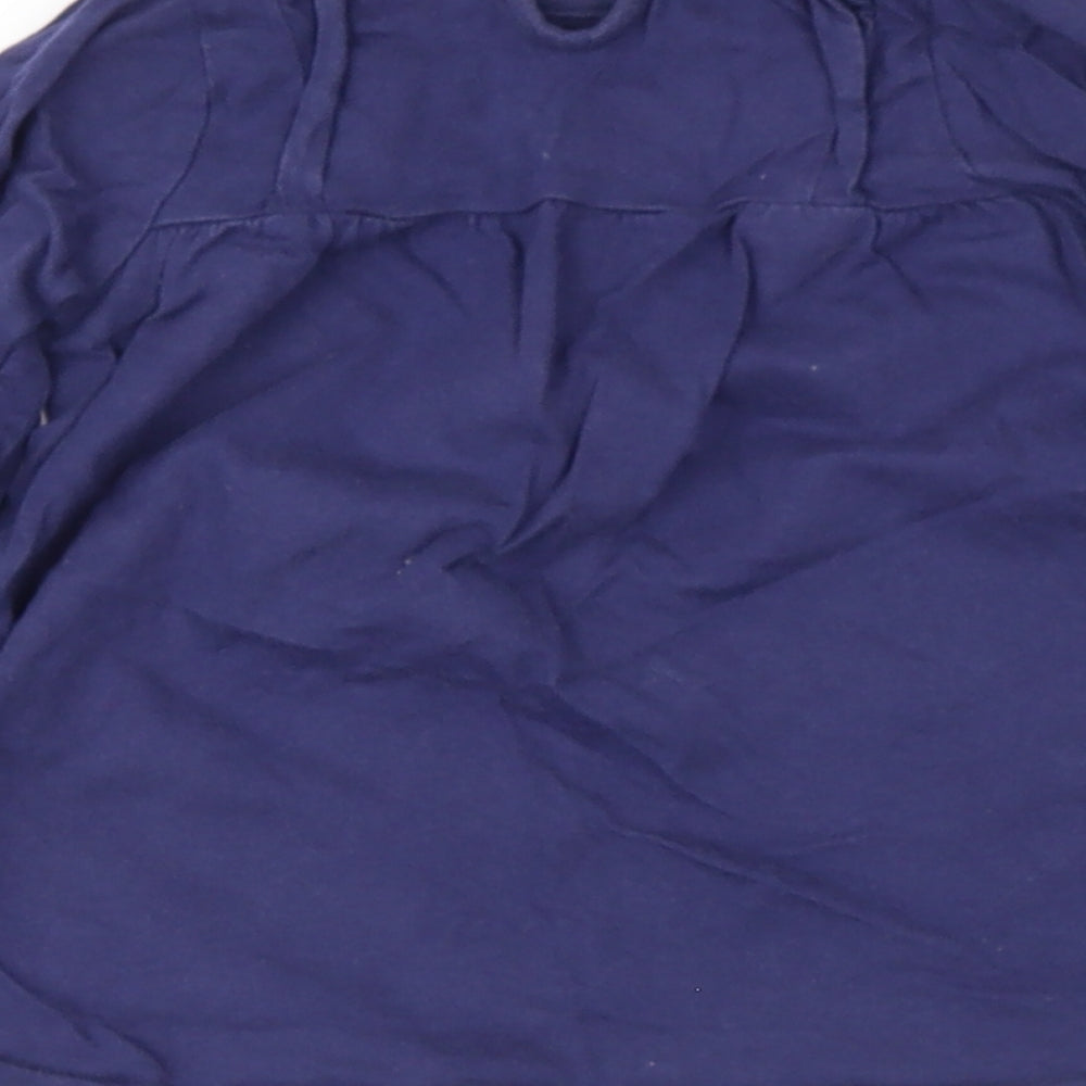 GEORG Baby Blue  Cotton Basic T-Shirt Size 9-12 Months Round Neck