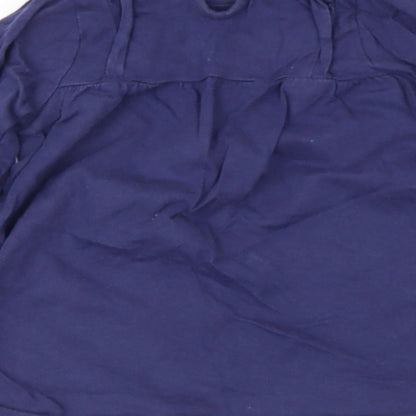 GEORG Baby Blue  Cotton Basic T-Shirt Size 9-12 Months Round Neck