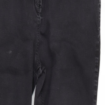 George Womens Beige  Cotton Straight Jeans Size XL L26 in Regular