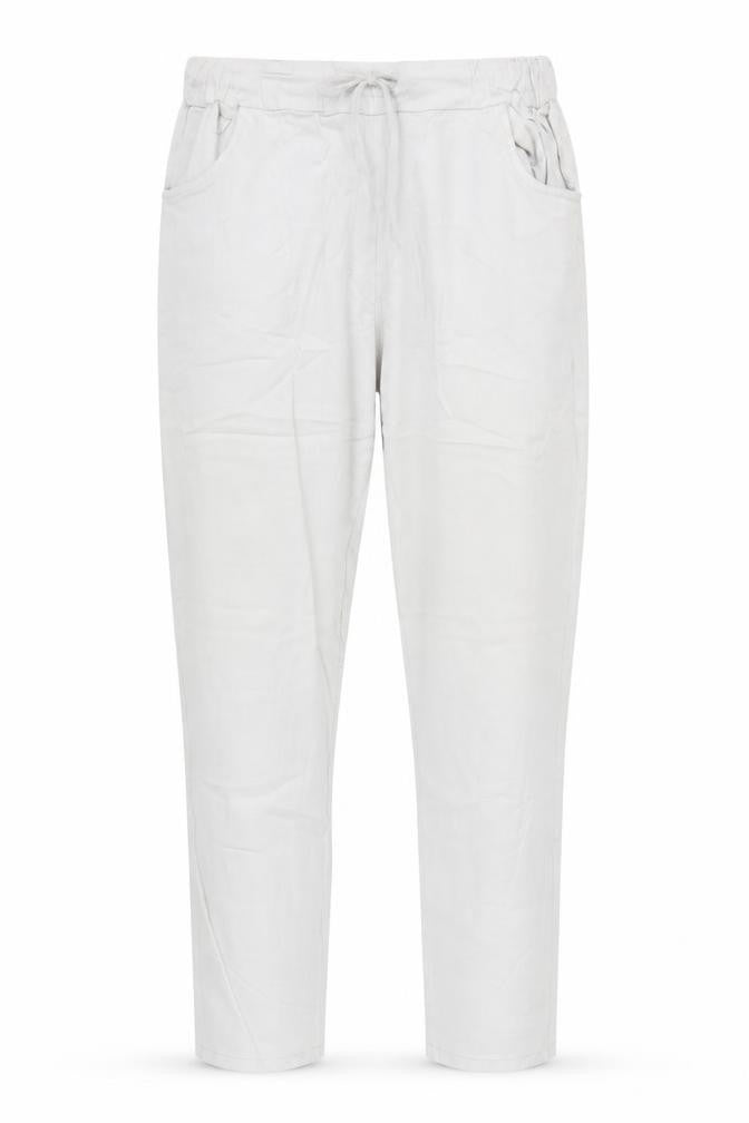Womens UK Size M Preworn Regular Fit Cargo Beige Trousers