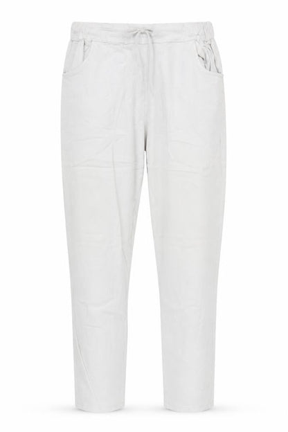 Womens UK Size M Preworn Regular Fit Cargo Beige Trousers