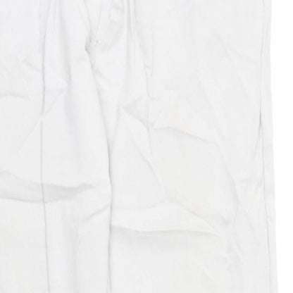 Womens UK Size M Preworn Regular Fit Cargo Beige Trousers
