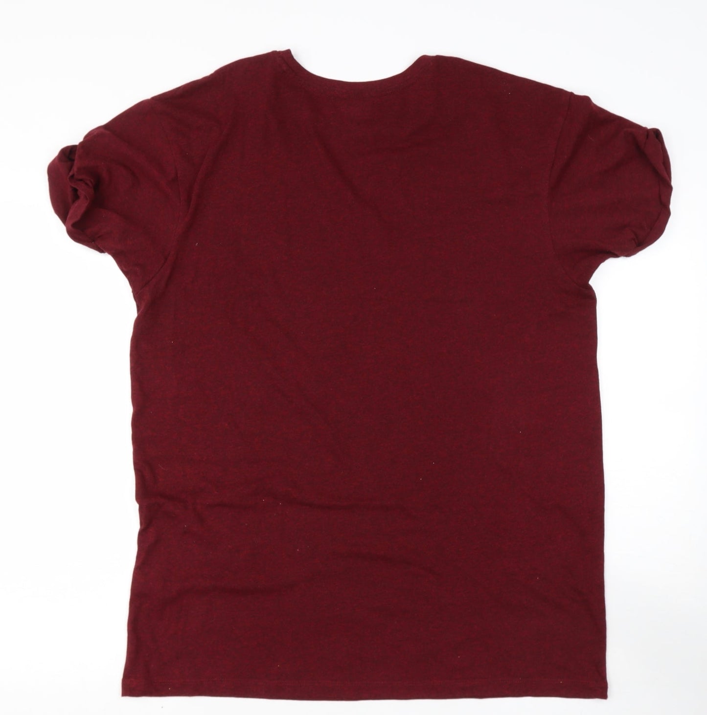 Mens UK Size  Bershka Red  T-Shirt