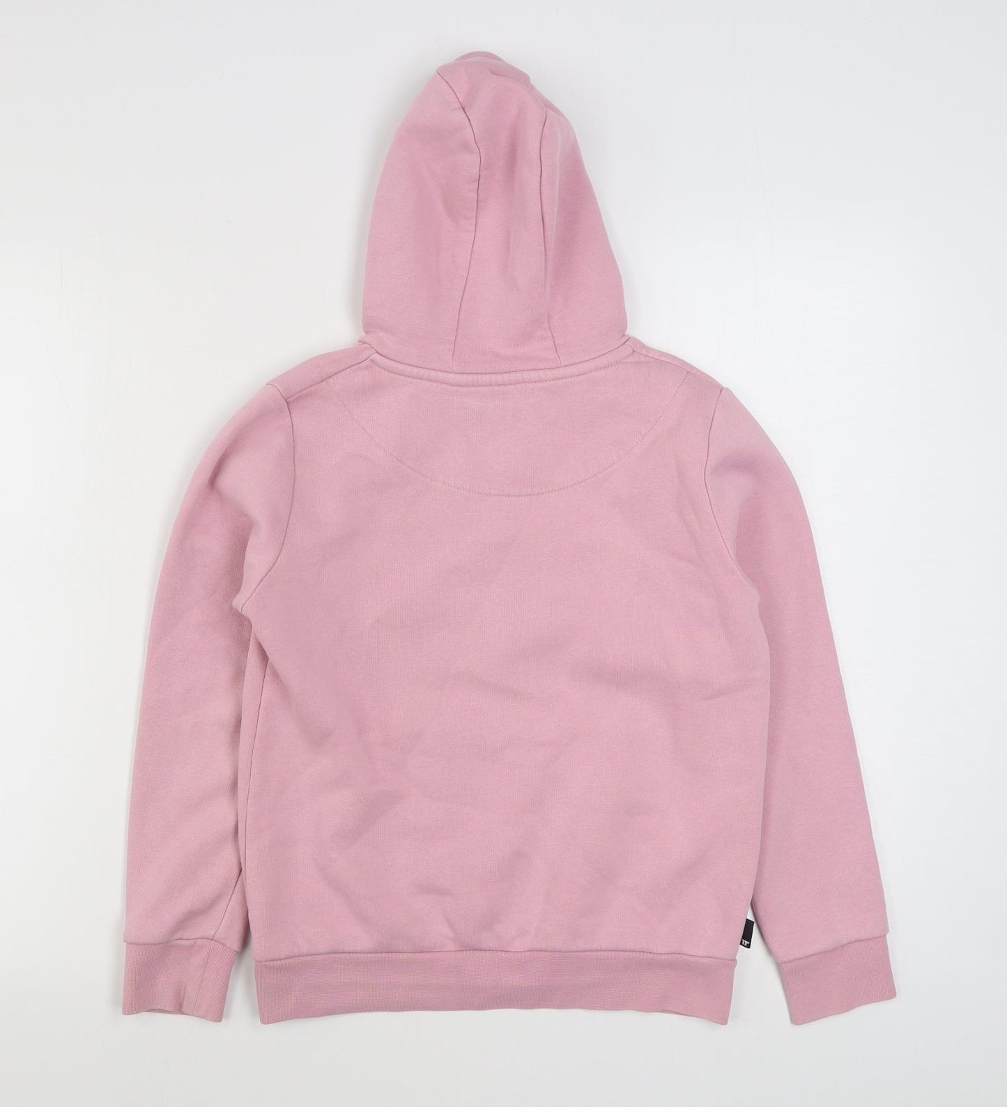 Eleven Degrees Girls Pink  Cotton Pullover Hoodie Size 10-11 Years  Pullover