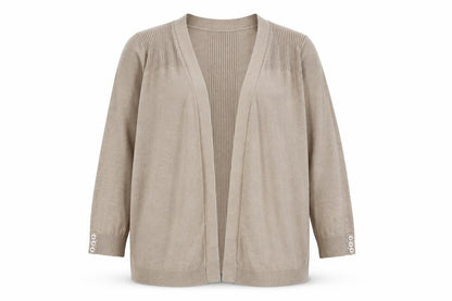 Womens UK Size 18 BHS Beige Cardigan Jumper