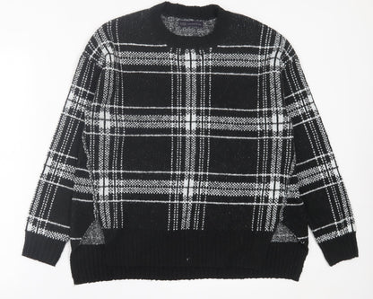 Womens UK Size M Marks and Spencer Black Pullover Jumper