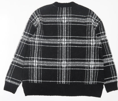 Womens UK Size M Marks and Spencer Black Pullover Jumper
