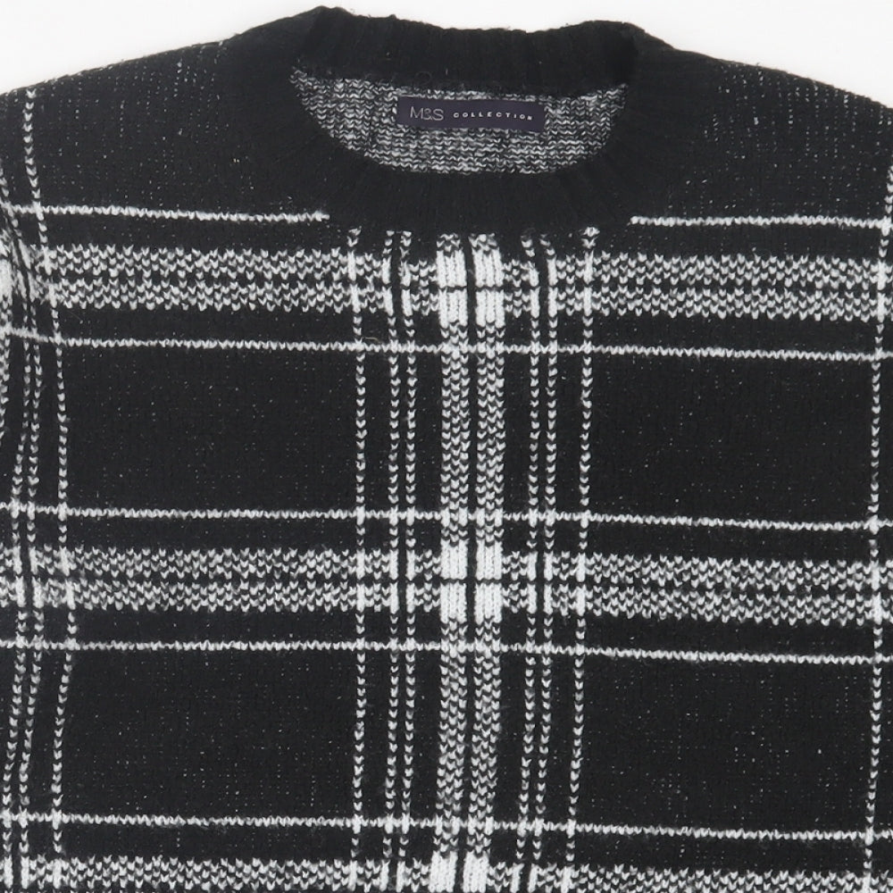 Womens UK Size M Marks and Spencer Black Pullover Jumper