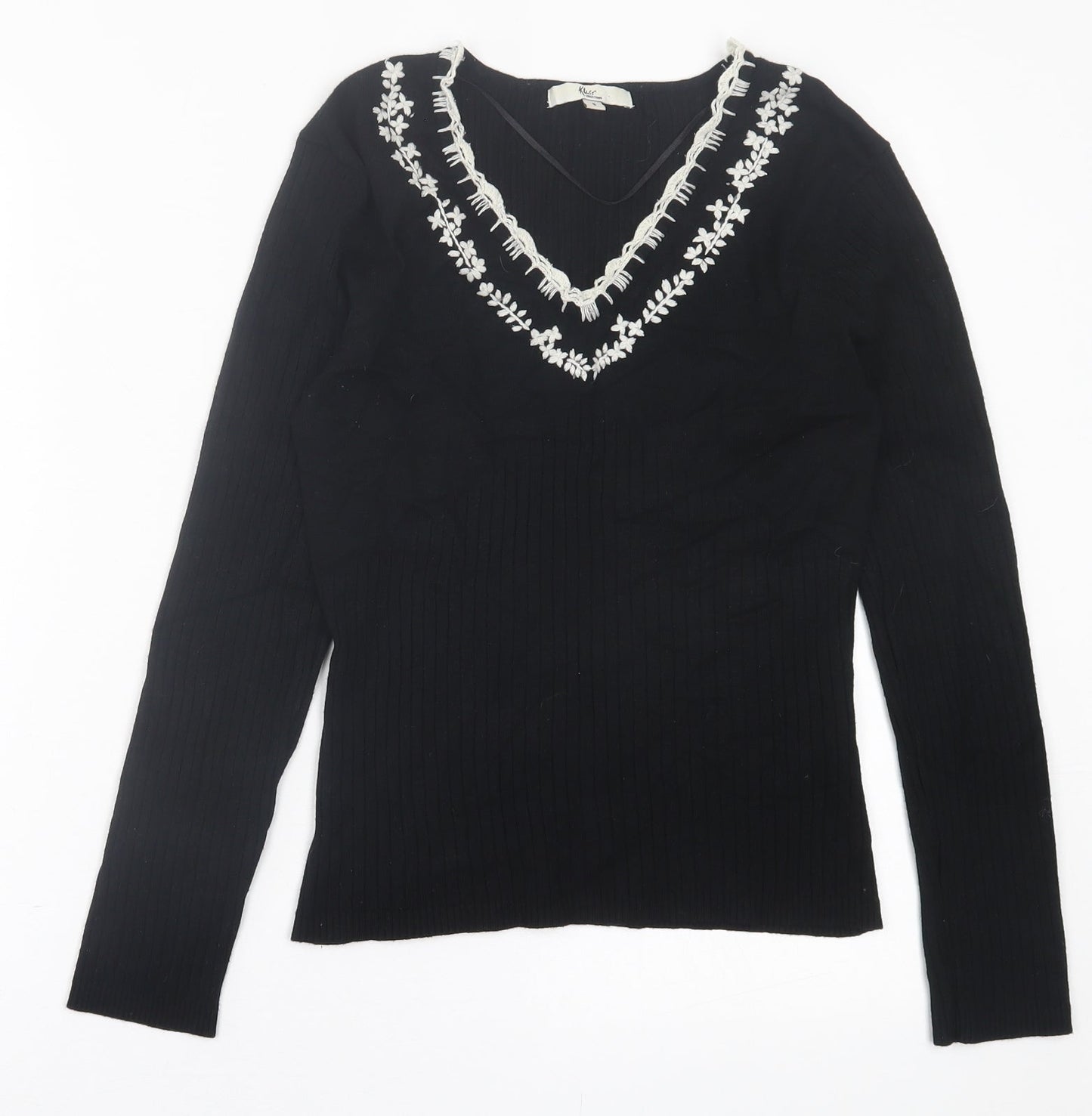 Womens UK Size S Klass Black Pullover Jumper