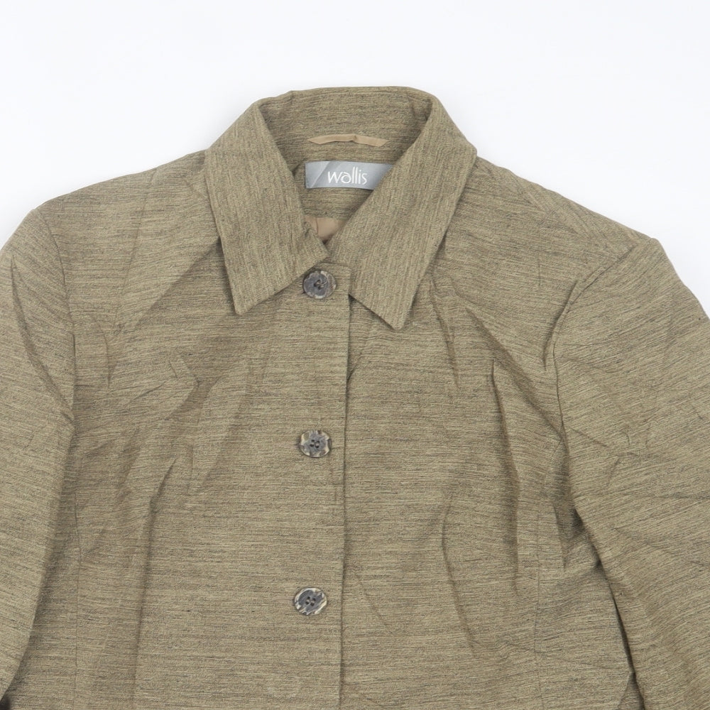 Womens UK Size 12 Wallis Green Jacket