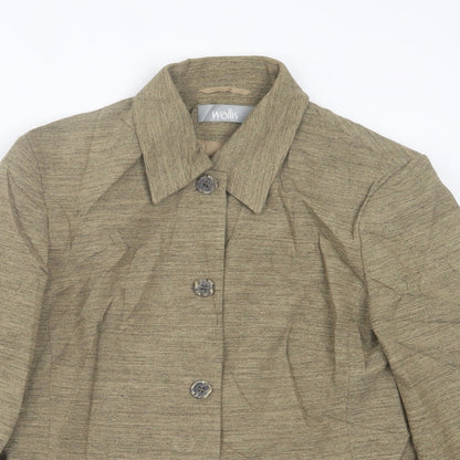 Womens UK Size 12 Wallis Green Jacket